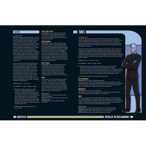 Game rules with character art