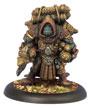 Hordes: Trollblood Stone Scribe Elder Trollkin Unit Attachment (White Metal)