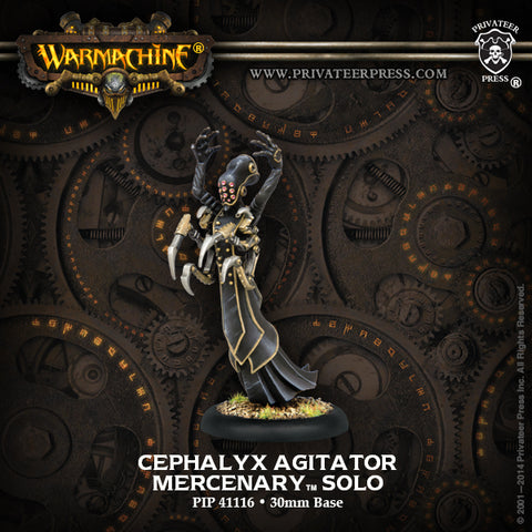 Warmachine: Mercenaries Cephalyx Agitator Mercenary Solo (White Metal)