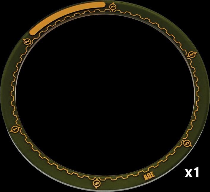 Warmachine: Area of Effect Ring Markers 5in
