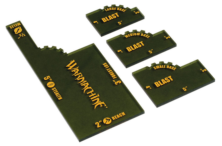 Warmachine: Quick Measuring Set (4)