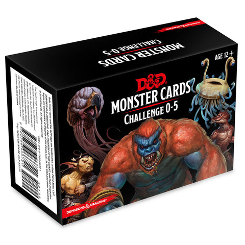 D&D Spellbook Cards - Spellbook Monsters 0-5