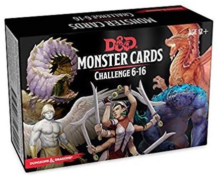 D&D Spellbook Cards - Spellbook Monsters 6-16