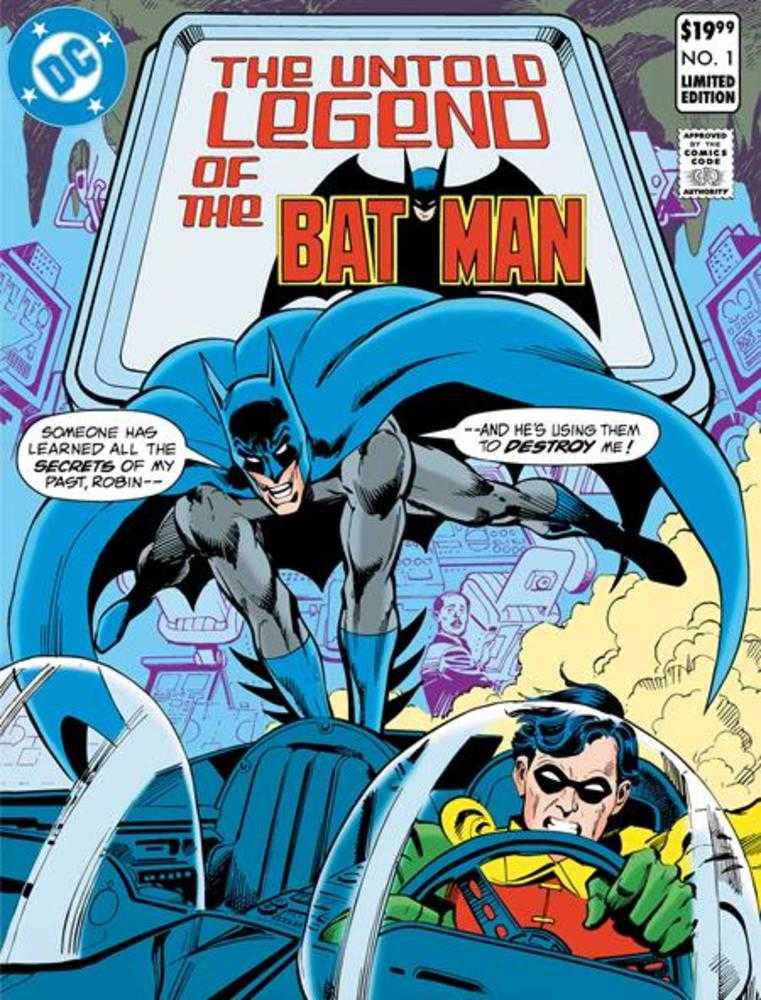 Limited Edition The Untold Legend Of The Batman #1 Cover B Jose Luis Garcia-Lopez & Dick Giordano Foil Variant