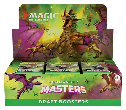 Commander Masters Draft Booster Display