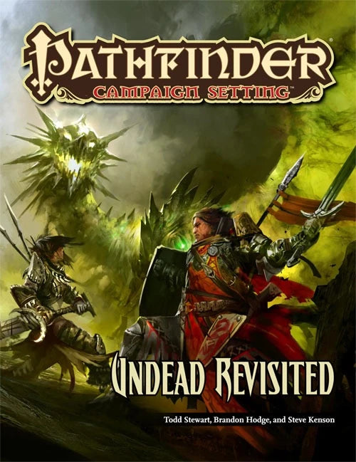 undead revisited cover art with undead dragon and armored warriors
