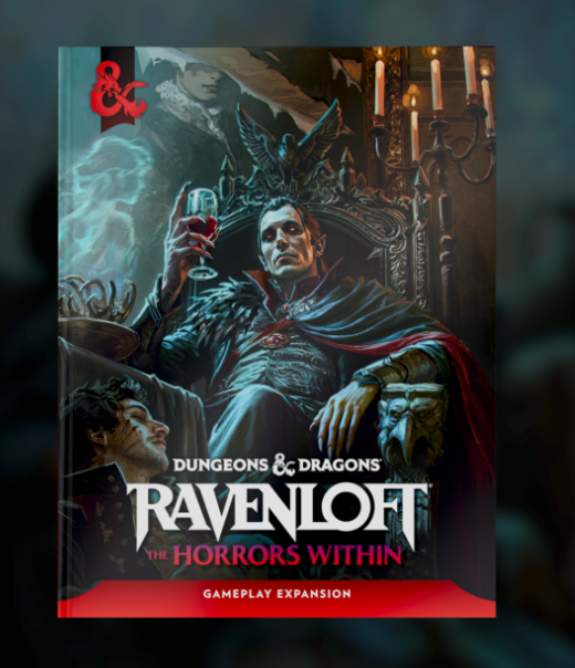 Dungeons & Dragons Ravenloft book cover with a dark, atmospheric design.