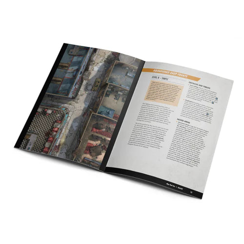 Game booklet with map