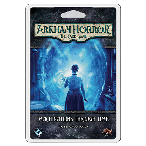 Arkham Horror The Card Game 'Machinations Through Time' scenario pack packaging