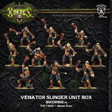 Hordes: Skorne Venator Slingers Unit (White Metal)