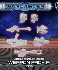 Warcaster: Aeternus Continuum Scourge A Weapon Pack (Metal)