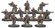 Warmachine: Mercenaries Steelhead Riflemen Unit (White Metal)