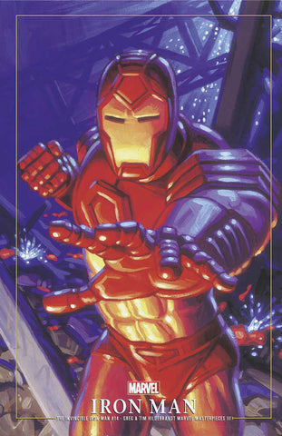 Invincible Iron Man 14 Greg And Tim Hildebrandt Iron Man Marvel Masterpieces III Variant