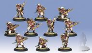 Warmachine: The Protectorate of Menoth Deliverers Unit (10)(White Metal)