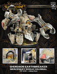 Warmachine: Mercenaries Ghordson Earthbreaker Rhulic Colossal (Resin and White Metal)