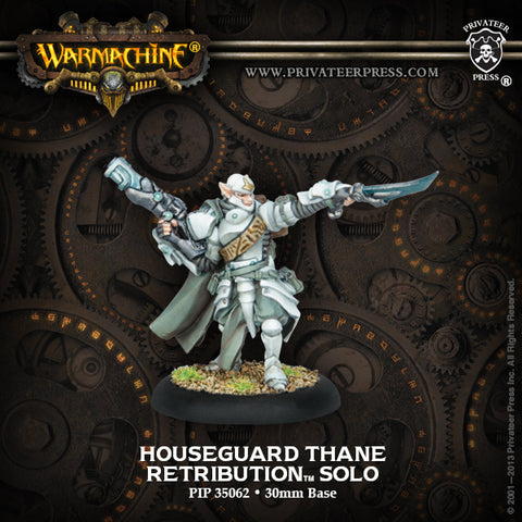 Warmachine: Retribution of Scyrah Houseguard Thane Solo (White Metal)