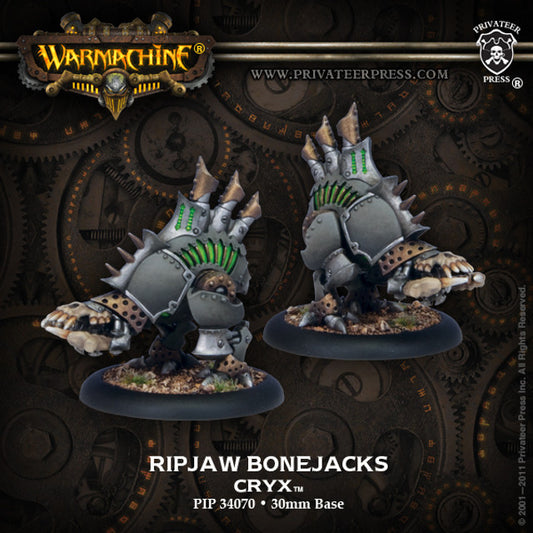 Warmachine: Cryx Ripjaw Bonejack (2) (Plastic)