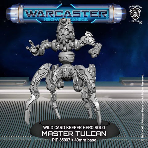 Warcaster: Wild Card Master Tulcan Hero (Metal)