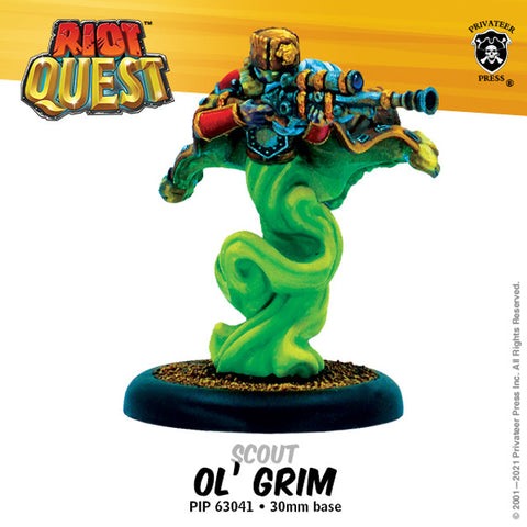 Riot Quest: Ol Grim Scout (White Metal)