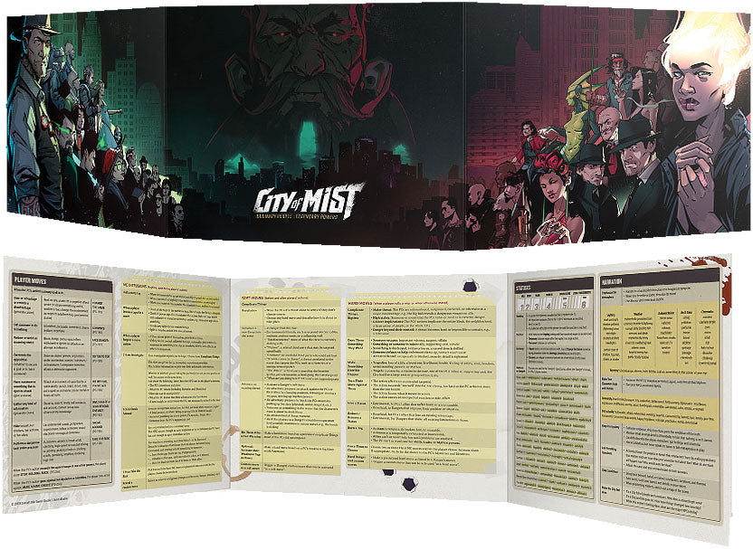 City of Mist RPG: Master of Ceremonies Screen