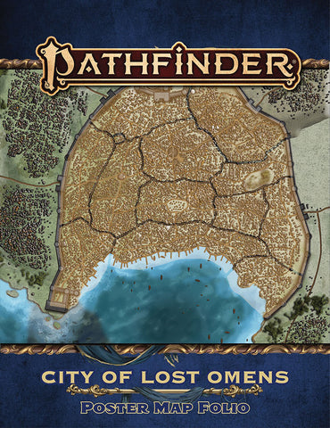 Pathfinder RPG: Lost Omens - City of Lost Omens Poster Map (P2)