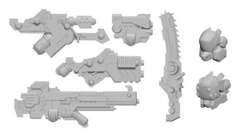 Warcaster: Marcher Worlds Dusk Wolf A Weapon Pack (Metal)