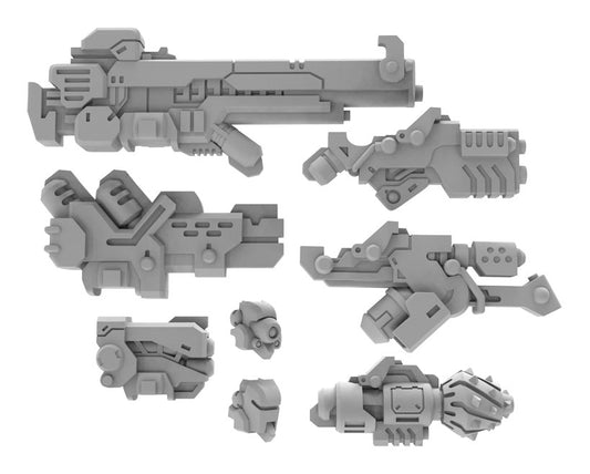 Warcaster: Marcher Worlds Strike Raptor A Weapon Pack (Metal)