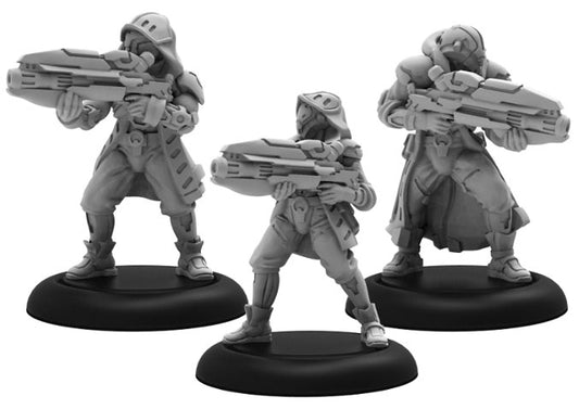 Warcaster: Aeternus Continuum Vassal Witch Hunters Squad (White Metal)