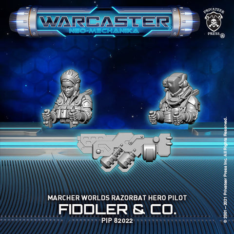 Warcaster: Fiddler & Co. (Metal/Resin)