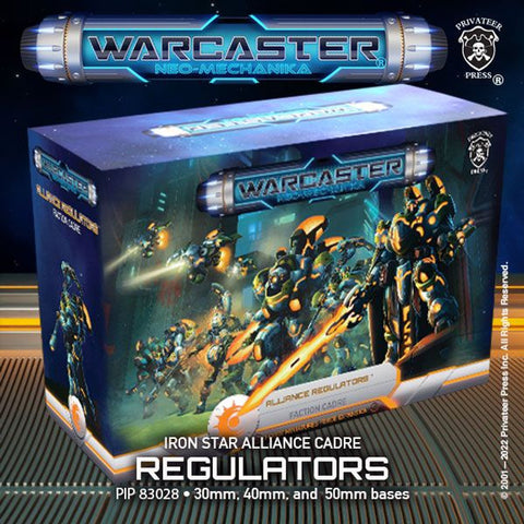 Warcaster: Iron Star Regulators Alliance Cadre (metal/resin)