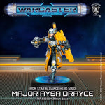 Warcaster Iron Star : Major Aysa Drayce Alliance Hero Solo (metal)