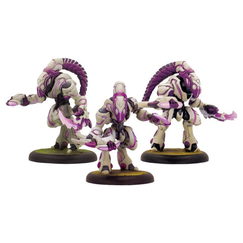 Warcaster: Empyrean Saber Strikeforce Squad (White Metal)