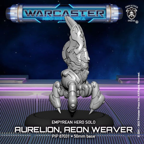 Warcaster: Aurelion Aeon Weaver Empyrean Hero Solo (metal)